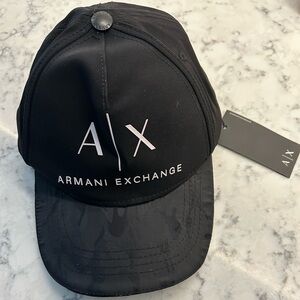 Brand new!! Armani Exchange black baseball cap